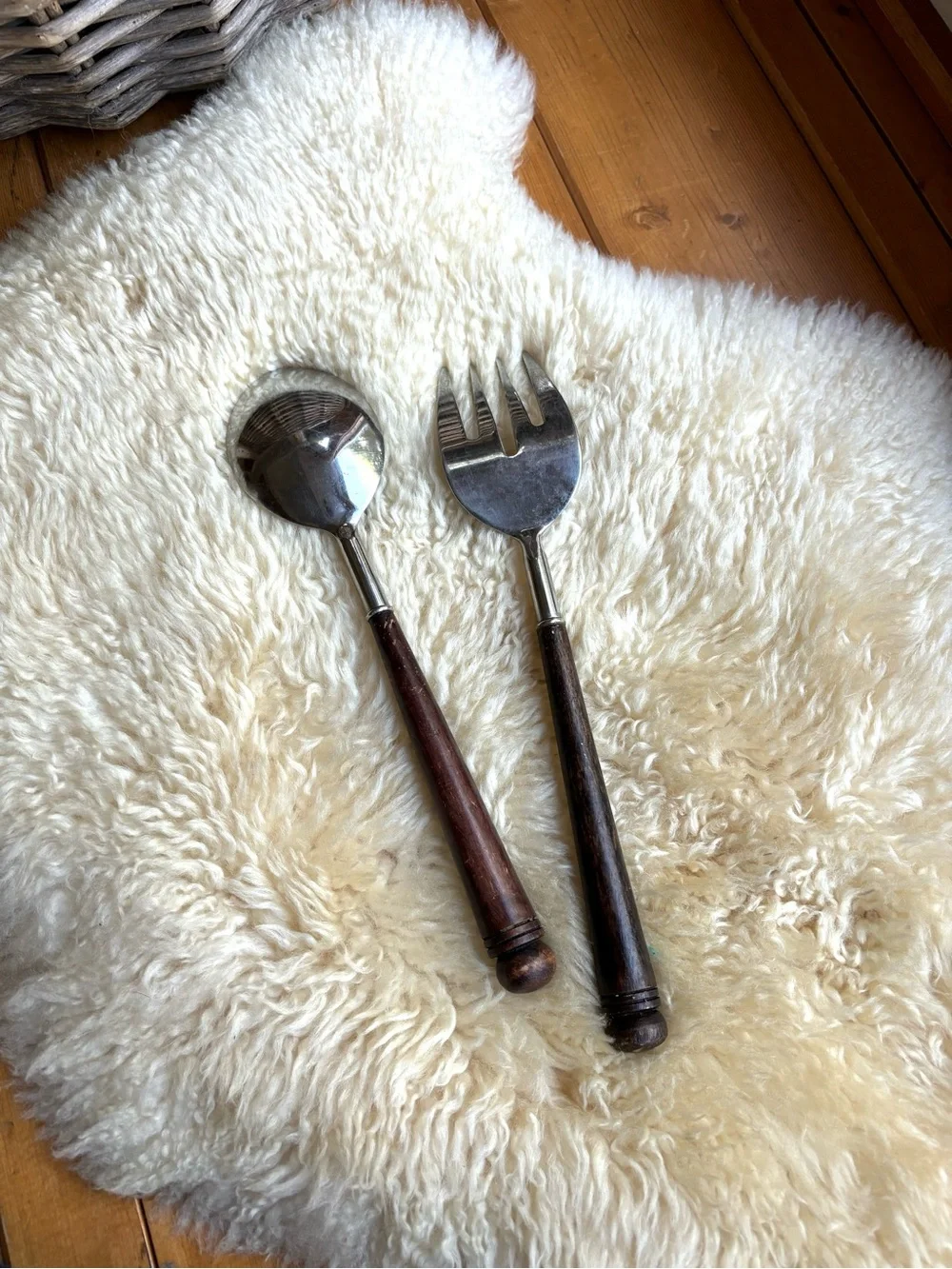 Vintage Salad Servers